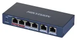 Hikvision DS-3E0106HP-E nevaldomas Fast Ethernet (10/100) komutatorius su PoE, mėlynas