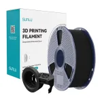 SUNLU PETG High-Speed Matte Filament (juoda, 1.75 mm, 1 kg)