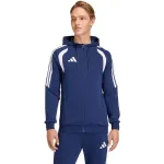 adidas Tiro 26 League prakaitui atsparus pilno užtrauktuko gobtuvas vyrams, tamsiai mėlynas, L dydis