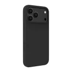 Evelatus Apple iPhone 18 Pro Max Premium MagSafe mink&scaron;to prisilietimo silikoninis dėklas, juodas
