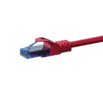 DSIT CAT6a U/UTP tinklo sujungimo laidas, 100% vario, 30 m, raudonas
