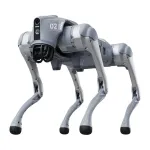 Unitree Go2 Pro keturkojis robotas &scaron;uo su 4D LiDAR, 4K AI kamera, 48 TOPS AI, 12 laisvės laipsnių, IP67, 8000 mAh baterija, Wi-Fi 6, Bluetooth 5.2, 3,5 m/s, 5 kg keliamoji galia