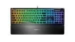SteelSeries Apex 3 Gaming Keyboard, US Layout, Wired, Black SteelSeries Apex 3 Gaming keyboard, IP32 water resistant for protection against spills, Cu