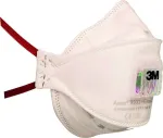 3M Aura 9332+ GEN3 FFP3 NR D vienkartinis respiratorius su Cool Flow vožtuvu