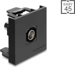 Delock Easy 45 modulis BNC female į BNC female 50 Ohm juodas (91962)