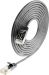 Wirewin Triotronik PKW-LIGHT-STP-K6 0,15 m SW Cat6 ekranuotas tinklo kabelis, RJ45 male to RJ45 male, juodas