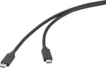 Renkforce USB-C kabelis USB 3.2 Gen 2x2 20 Gbps 4K 60Hz 100W PD 0,5 m juodas RF-6830470