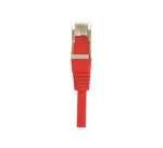 EXERTIS CONNECT Cat.5e F/UTP komutacinis kabelis, RJ45, raudonas, 3,0 m, plonas snagless apsauga