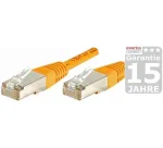 EXERTIS CONNECT Cat.6 S/FTP komutacinis kabelis, PiMF, oranžinis, 0,7 m 854466