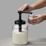 APS DISPENSA 1,7 l stiklinė dozavimo talpa, permatoma/juoda 93290