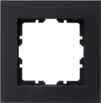HEINRICH KOPP HK07 PURE 1 vietos rėmelis, antracito spalvos, 86x86x9,5 mm, IP20, tvirtinimas spaustukais 406815004