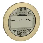 TFA Dostmann METEOMAR Jūrinė meteorologinė stotis 35.1124.53 - skaitmeninė, potvynių indikatorius, mėnulio fazės, radijo bangomis valdomas laikrodis, palaiko iki 3 lauko jutiklių