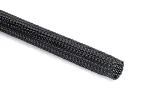 HellermannTyton HEGP25-PET-BK pintas poliesterinis apsauginis tūtinis, juodas, 18-34 mm, 50 m, 170-12500