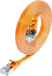 Wirewin Triotronik PKW-STP-SLIM-KAT6 5.0 OR Cat6 U/FTP plonas Ethernet tinklo kabelis, RJ45 male to male, 5m, oranžinis