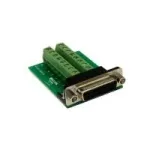 EXSYS EX-49015 D-SUB 15 kontaktų ki&scaron;tukas į 16 kontaktų gnybtų bloko adapterį, žalias/sidabrinis