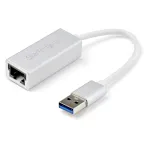 StarTech.com USB 3.0 į Gigabit tinklo adapteris - sidabrinis, laidinis, USB, Ethernet, 2000 Mbit/s, sidabrinis