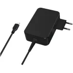 Vidinis USB-C ne&scaron;iojamojo kompiuterio kroviklis LC-Power LC-NB-GAN-90-C, GaN, 90 W, juodas