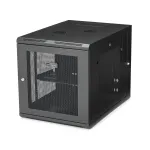 StarTech.com 4-Post 12U sieninis tinklo spintelis su 1U lentyna, 19 colių, &scaron;arnyrinis sieninis serverio stovas duomenų / AV / elektronikos / kompiuterių įrangai, lankstus ventiliuojamas stovo korpusas