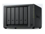Diskų masyvas Synology DX525 darbalaukio plėtinys 5 lizdai 3,5 colio HDD/SSD, SATA, kar&scaron;tas keitimas, juodas