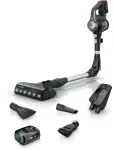 Bosch BBS712A belaidis dulkių siurblys 2-in-1 &scaron;luota, baterija, sausas valymas, Higienos filtras, be mai&scaron;elio, 0.3 l, grafitas