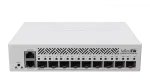 Valdomas L3 tinklo komutatorius MikroTik CRS310-1G-5S-4S+IN &mdash; 1U, 1x Gigabit, 5x SFP, 4x SFP+, 10G, DC/PoE 18&ndash;57V, 20W maks