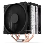 Oro au&scaron;intuvas ENDORFY Fera 5 Dual Fan &mdash; 2x 120 mm PWM ventiliatoriai, 4 &scaron;ilumos vamzdeliai, TDP 220 W, suderinamas su LGA 2011 ir kitais lizdais, juodas
