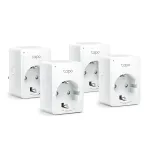 TP-Link Tapo P100 mini i&scaron;manioji Wi-Fi jungiklio rozetė, 4 vnt. pakuotė