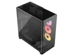 Korpusas PC Corsair 4500X LX-R RGB grūdinto stiklo Midi Tower juodas