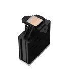 Oro au&scaron;intuvas DeepCool AK400 ZERO DARK PLUS &mdash; 120 mm FDB ventiliatorius, 4 &scaron;ilumos vamzdeliai 6 mm, LGA 1700/AM4/AM5, auk&scaron;tis 155 mm, juodas