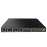 Valdiklis LevelOne GEL-2871 tinklo jungiklis Valdomas L2+ Gigabit Ethernet (10/100/1000) 1U Juodas