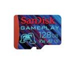 SanDisk GamePlay microSDXC UHS-I atminties kortelė, 128 GB, 190 MB/s skaitymas, 130 MB/s ra&scaron;ymas