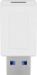 Microconnect USB3.0ACFW lyties keitiklis USB A į USB C baltas