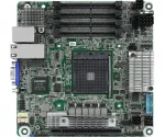 ASRock X570D4I-2T pagrindinė plok&scaron;tė AMD X570 lizdas AM4 Mini ITX