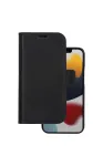 Dėklas-piniginė dbramante1928 Lynge iPhone 13 Pro Max juoda 3 kortelių ki&scaron;enės