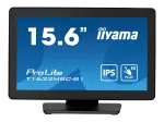 Monitorius iiyama ProLite T1633MSC-B1 39,6 cm (15,6 colio) 1920 x 1080 pikselių Full HD LCD jutiklinis juodas