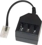 ISDN adapteris ShiverPeaks 71017-1 Western 6/4 ki&scaron;tukas į TAE