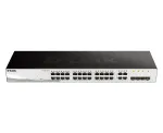 D-Link 28 prievadų Gigabit Smart Managed jungiklis su 4 kombinuotais prievadais