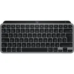 Logitech Master Series MX Keys Mini for Mac &ndash; klaviatūra &ndash; kompakti&scaron;ka &ndash; su ap&scaron;vietimu &ndash; belaidė &ndash; Bluetooth LE &ndash; AZERTY &ndash; prancūzi&scaron;ka &ndash; Space-Grey (920-012646)