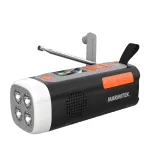 Marmitek RESQ 200 &ndash; Sukimo radijas, ne&scaron;iojamas, analoginis ir skaitmeninis, DAB, DAB+, FM, 87,5&ndash;108 MHz, 170&ndash;240 MHz, 3 W