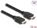 DeLOCK High Speed HDMI laidas 48 Gbps 8K 60 Hz juodas 10 m
