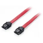 Equip SATA III kabelis, 0,5 m, SATA III, SATA 7 kontaktų, vyri&scaron;kas/vyri&scaron;kas, raudonas