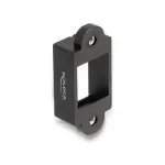 DeLOCK Keystone Holder Snap-in Frame Juodas 18mm x 40mm x 10mm