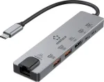 Renkforce USB-C dokavimo stotelė RF-USBH-550, tinkama Acer, Apple prekės ženklo dokavimo stotelėms (RF-6649662)