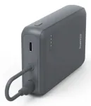 Hama &bdquo;Travel&ldquo; Power Pack su kabeliu, 10000mAh, 2 i&scaron;ėjimai: 2x USB-C, antracitas