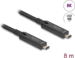 DeLOCK USB 3.2 Gen 2 aktyvus optinis USB-C laidas 8 m, juodas 84256