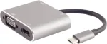 &bdquo;ShiverPeaks&ldquo; ne&scaron;iojamojo kompiuterio dokas S/CONN 14-05026, laidinis, USB 3.2 Gen 1 Type-C, pilka