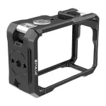 Apsauginis metalinis dėklas su Puluz &scaron;altojo bato laikikliu, skirtas DJI Osmo Action 6