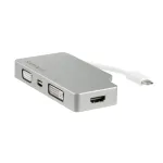 StarTech.com USB-C kelių prievadų vaizdo adapteris su HDMI, VGA, Mini DisplayPort arba DVI