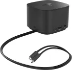 HP Thunderbolt Dock G2 su kombinuotu kabeliu, laidinis, Thunderbolt, juodas, Kensington, Kinija, HP