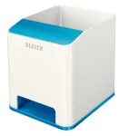 Leitz Sound Pen Holder WOW ra&scaron;iklių stovas, mėlynas, baltas, polistirolas, 90 mm, 101 mm, 100 mm, 140 g